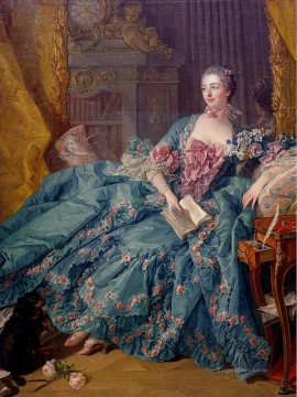  Francois Arte - La marquesa de Pompadour rococó Francois Boucher